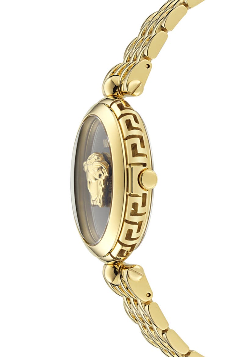 Medusa Heritage Bracelet Watch, 38mm, Alternate, color, IP YELLOW GOLD