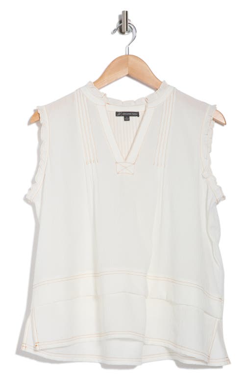 ADRIANNA PAPELL ADRIANNA PAPELL STITCHED TIERED TANK 
