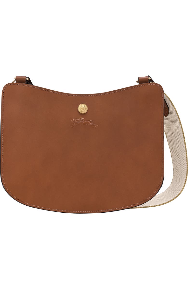 Longchamp Épure Leather Crossbody Bag, Main, color, Cognac