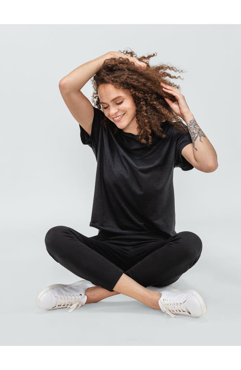 Ministry of Supply Women's Composite Merino Boxy Tee, Alternate, color, 