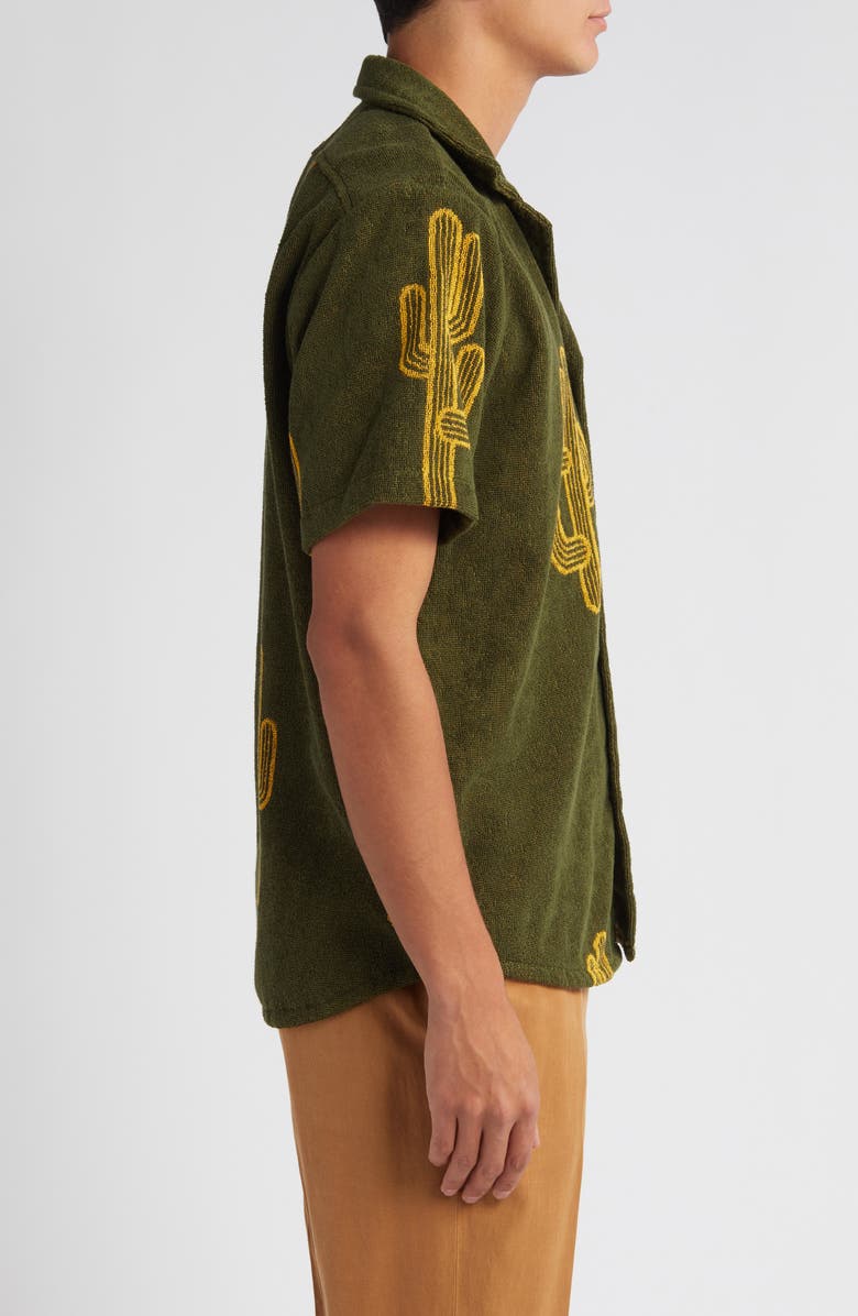 OAS Mezcal Terry Cloth Camp Shirt, Alternate, color,