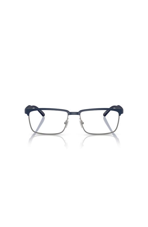 Arnette 54mm Rectangle Optical Glasses In Blue