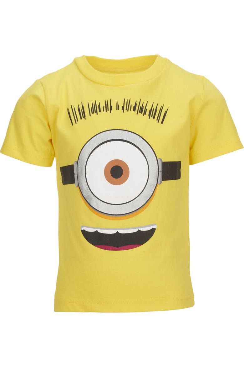 Minions 3-Pack Short Sleeve T-Shirts, Alternate, color, Yellow Black Grey