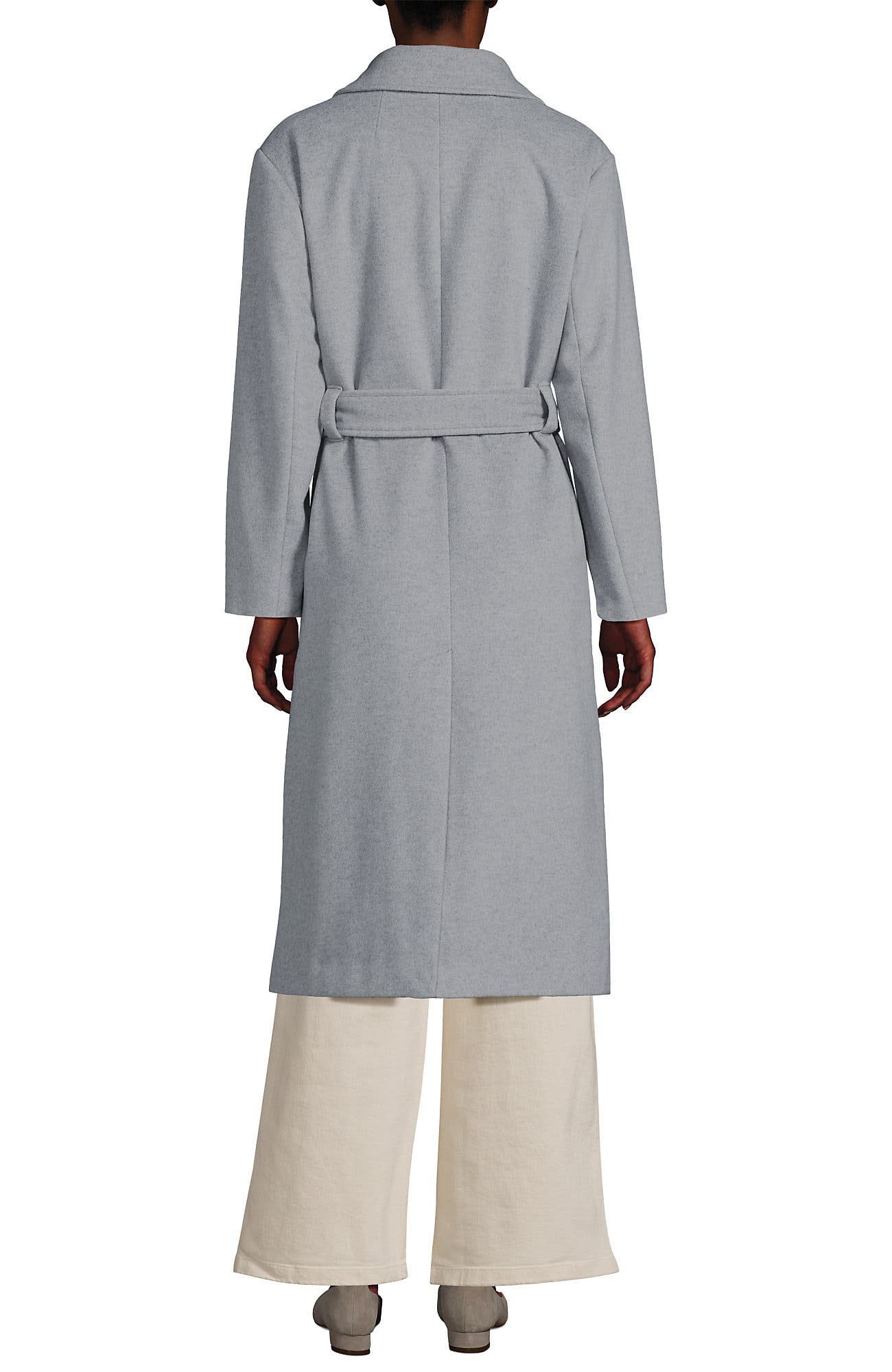 Wool Wrap Long Coat - image 2