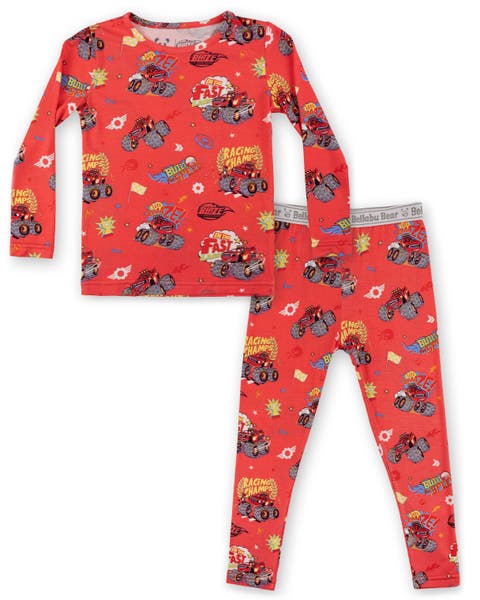 Kids' Blaze and the Monster Machines Racing Champs Set of 2 Piece Pajamas