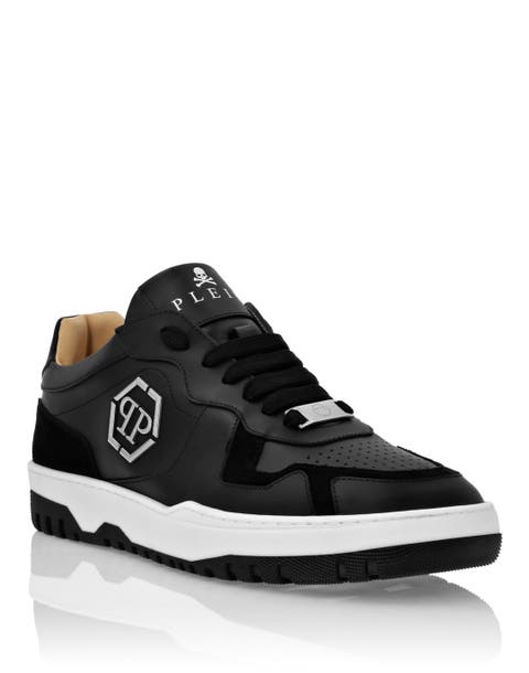 Mix Leather Lo-Top Sneakers Pp Hexagon Unisex