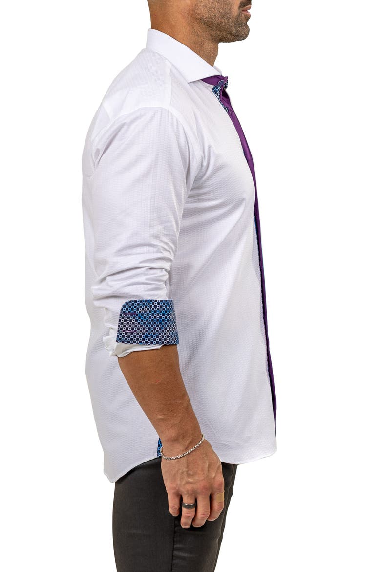 Eins Marthy Contemporary Fit Cotton Button-Up Shirt, Alternate, color, WHITE