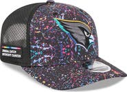 New Era Men's New Era Black Arizona Cardinals 2025 NFL Crucial Catch 9SEVENTY Adjustable Hat