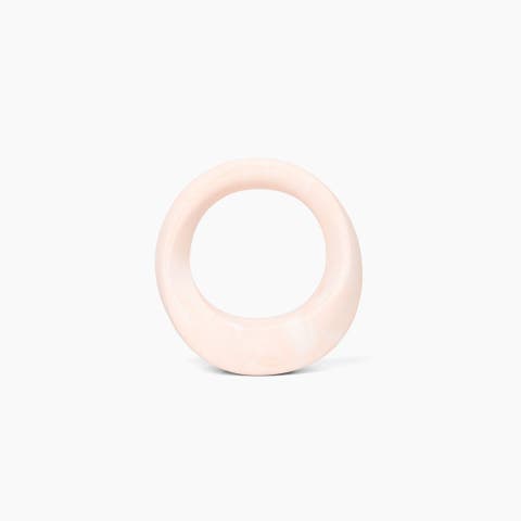 Swirl 4 lb, White Marble silicone weight