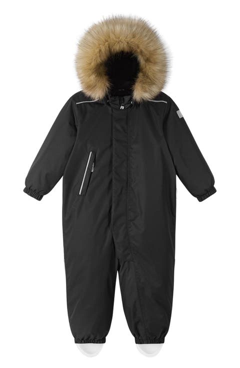 The Reimatec Gotland Waterproof Insulated Snow Bib Overalls with Faux Fur Trim (Baby)