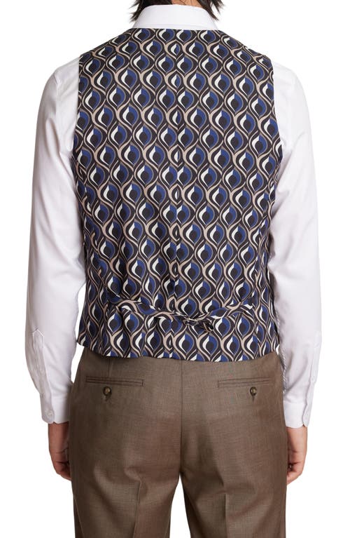 Paisley & Gray Eaton Modern Fit Vest In Brown