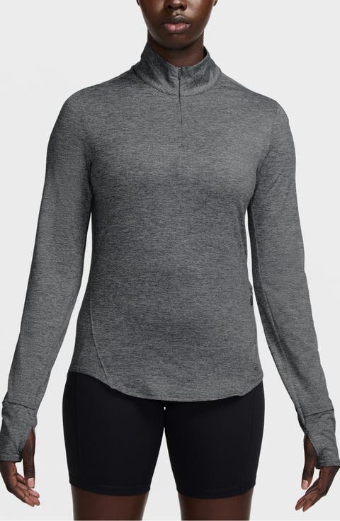 Swift Dri-FIT UV Half Zip Running Top