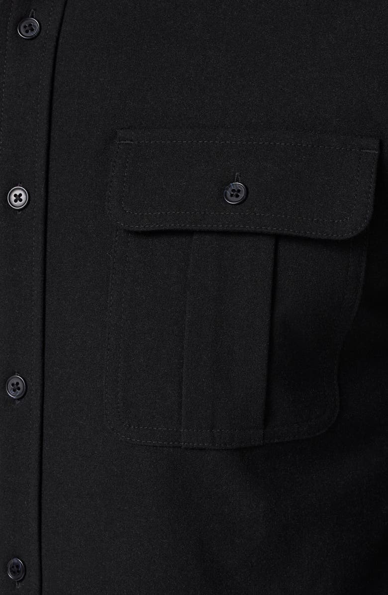 Mizzen+Main Upstate Stretch Flannel Button-Up Shirt, Alternate, color, Black Heather