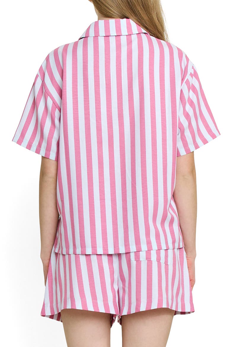 Brunch Date Short Pajamas, Alternate, color, DRIFT STRIPE