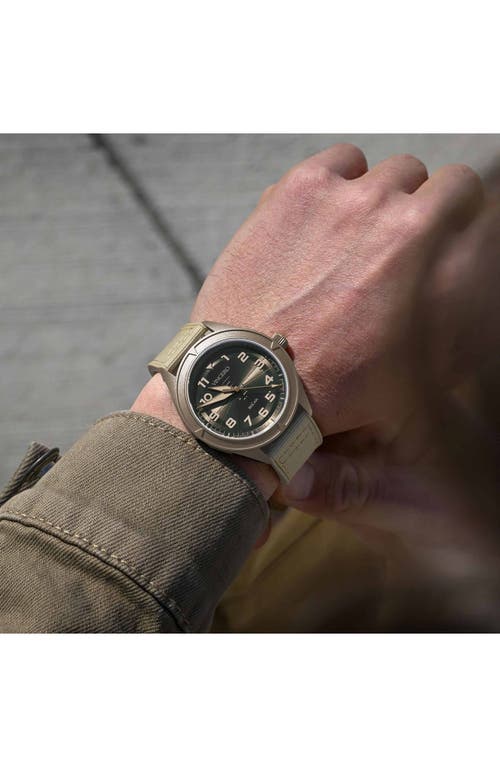 Vincero The Stratos Titanium Solar Webbing Strap Watch, 41mm