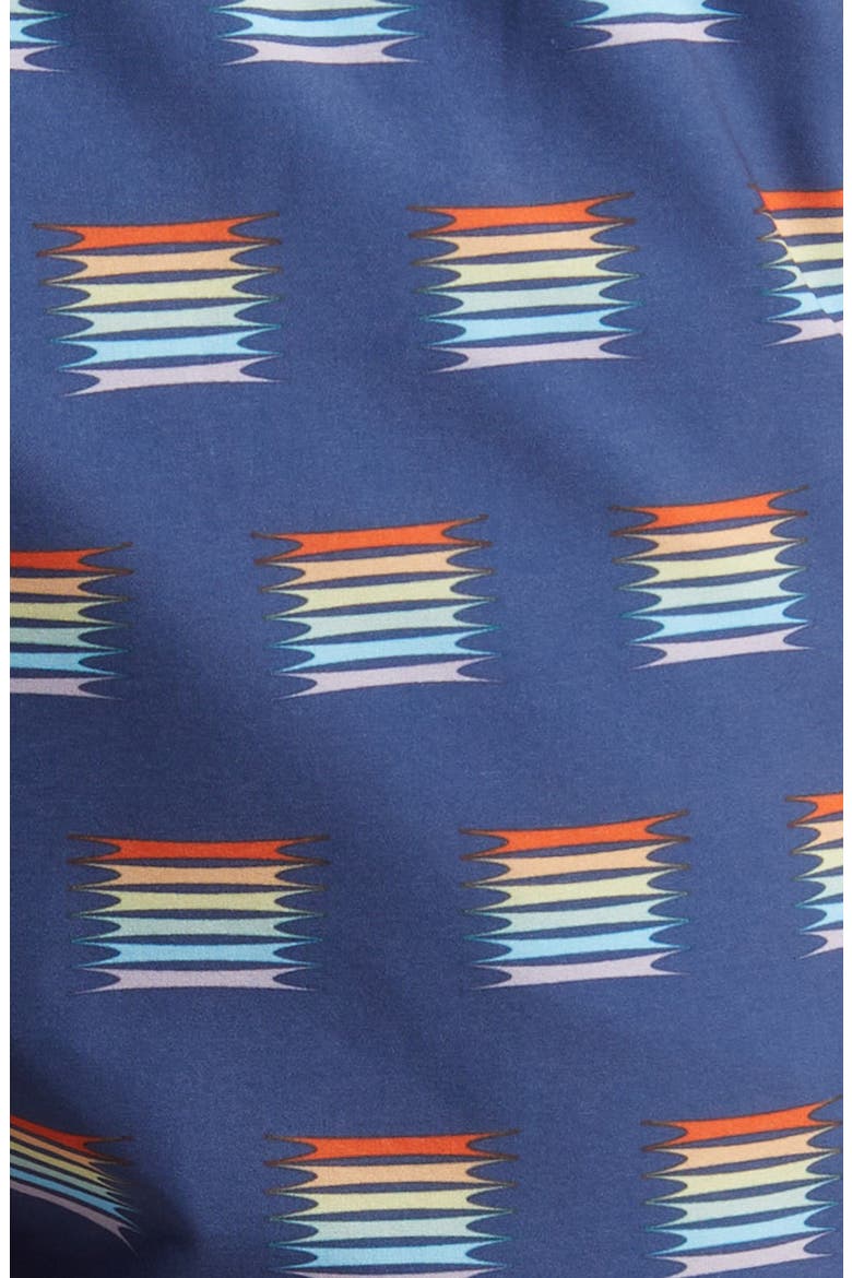 Print Swim Trunks, Alternate, color, SARGASSO SEA