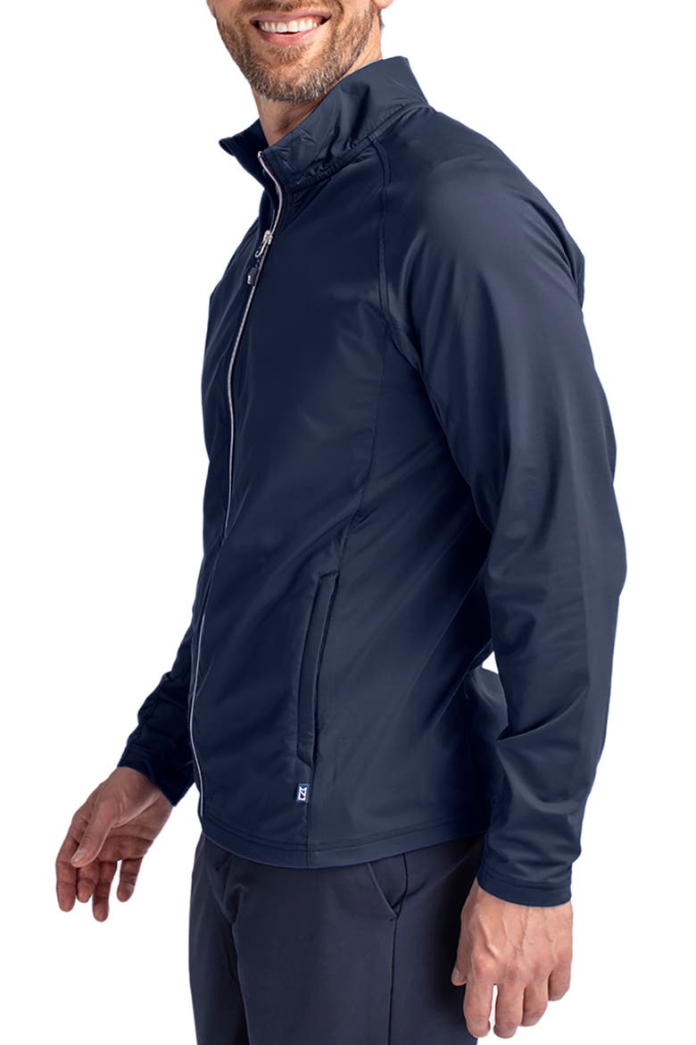 Adapt Knit Full Zip Jacket, Alternate, color, NAVY BLUE