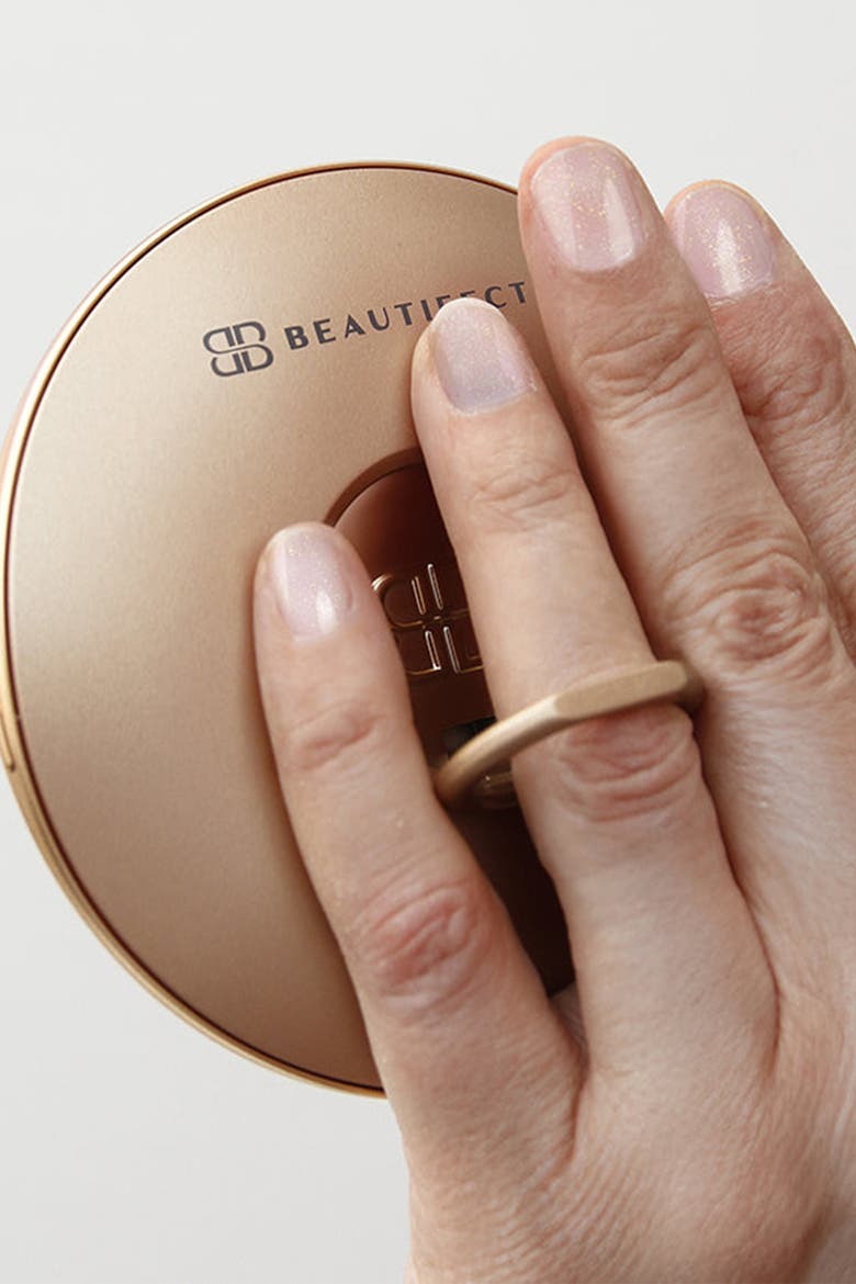 Glow Compact, Alternate, color, Gold Finish