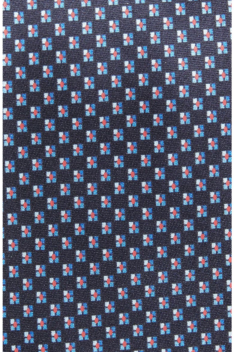 Geo Silk Tie, Alternate, color, NAVY BLUE