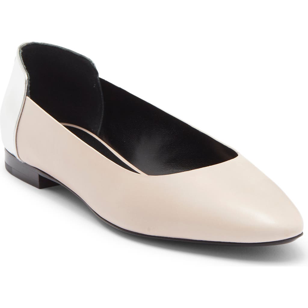 Longchamp Ballet Flat In Neutral