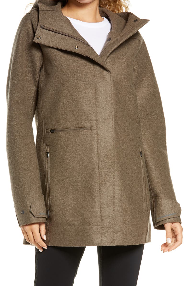 Icebreaker Ainsworth Hooded Merino Wool Jacket, Alternate, color, 