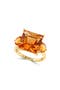 14K Yellow Gold Citrine 3-Stone Ring