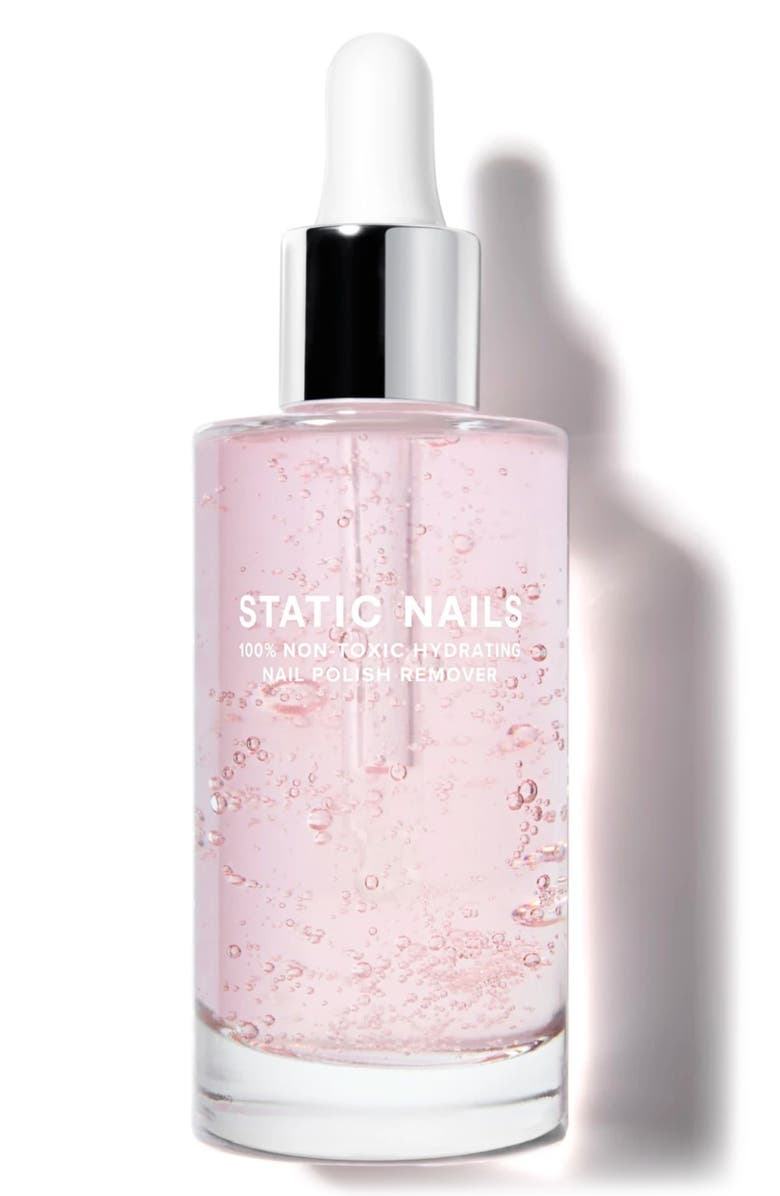 Static Nails Nontoxic Odorless Nail Polish Remover, Main, color, Pink