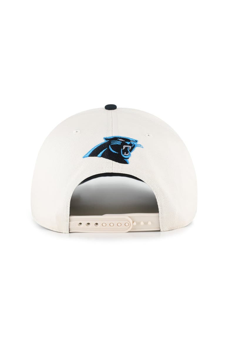 Women's '47 Natural Carolina Panthers Rope Script Hitch Adjustable Hat, Alternate, color, Natural