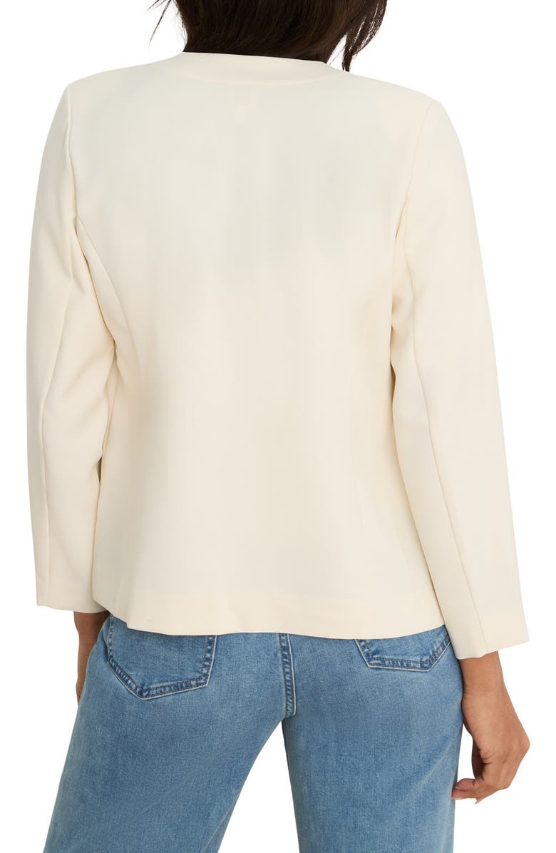 NIC+ZOE Collarless Jacket, Alternate, color, Classic Cream