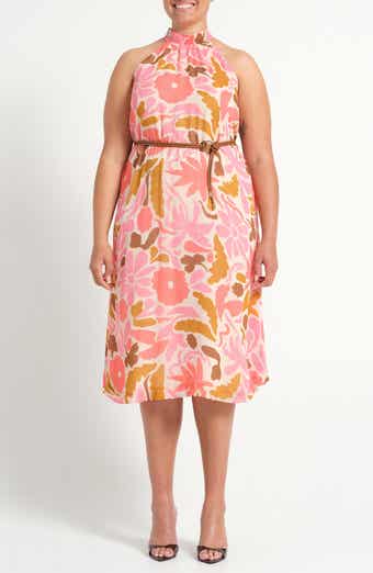 Luciana Floral Fit & Flare Midi Dress