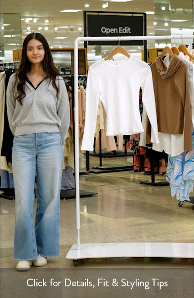 Nando Knit Slim Fit Long Sleeve Top, sales video thumbnail