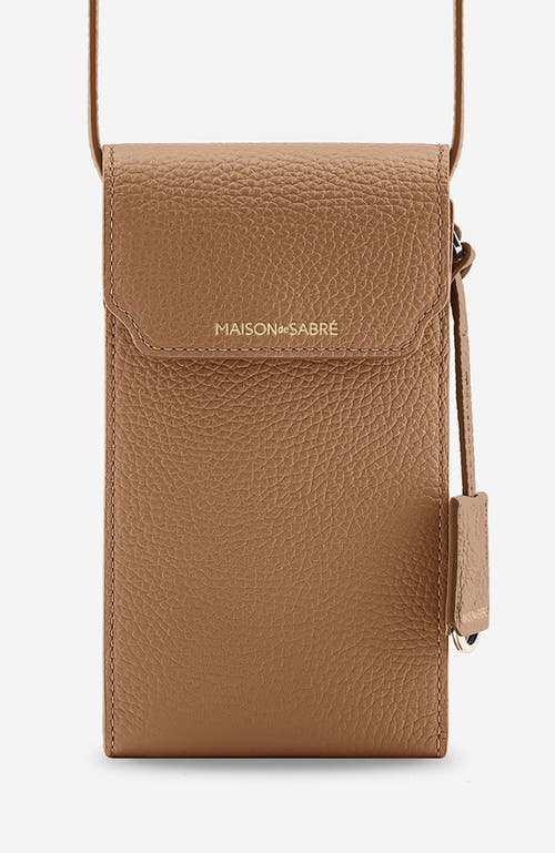 Maison De Sabre Maison De Sabré Leather Phone Pouch