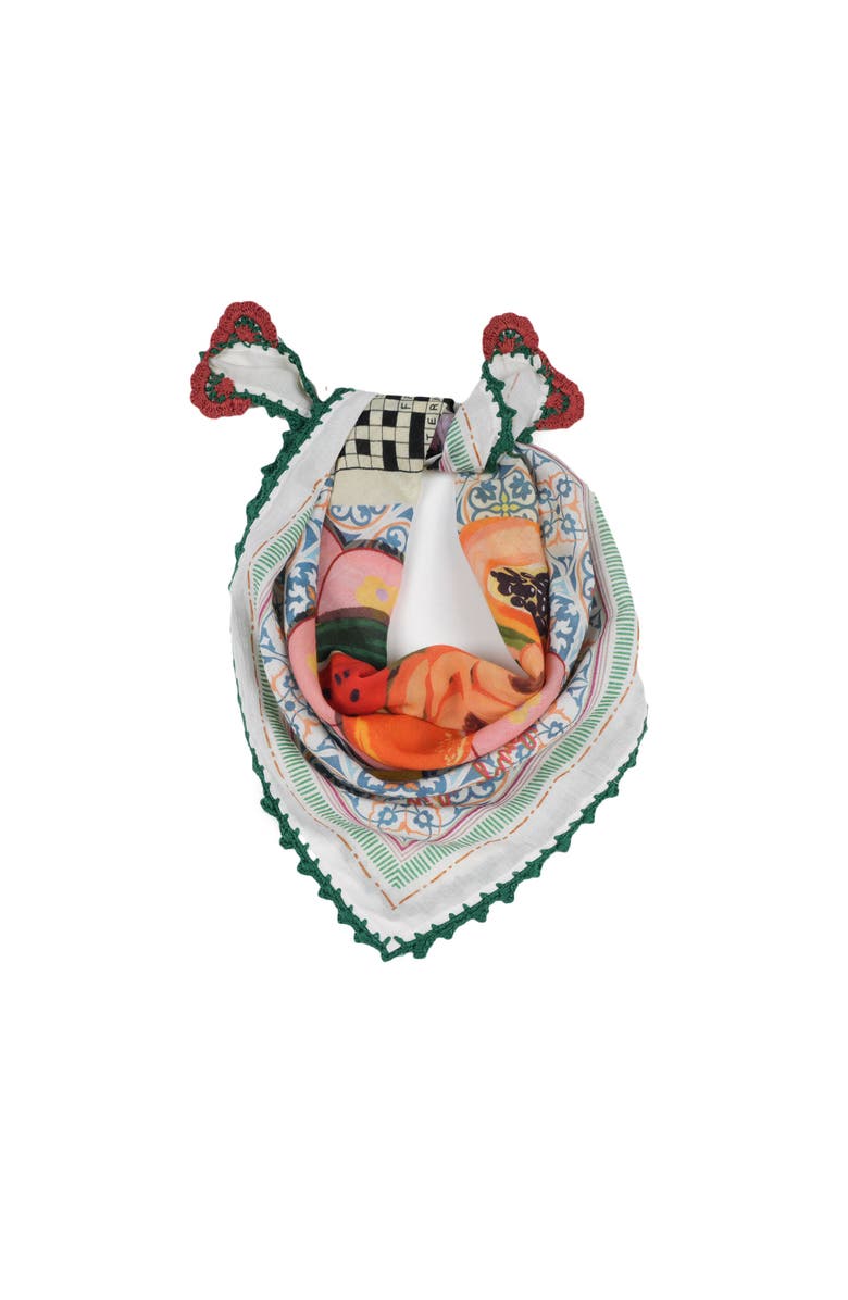 Vismaya Dolce Tavola Bandana, Main, color, Light Olive