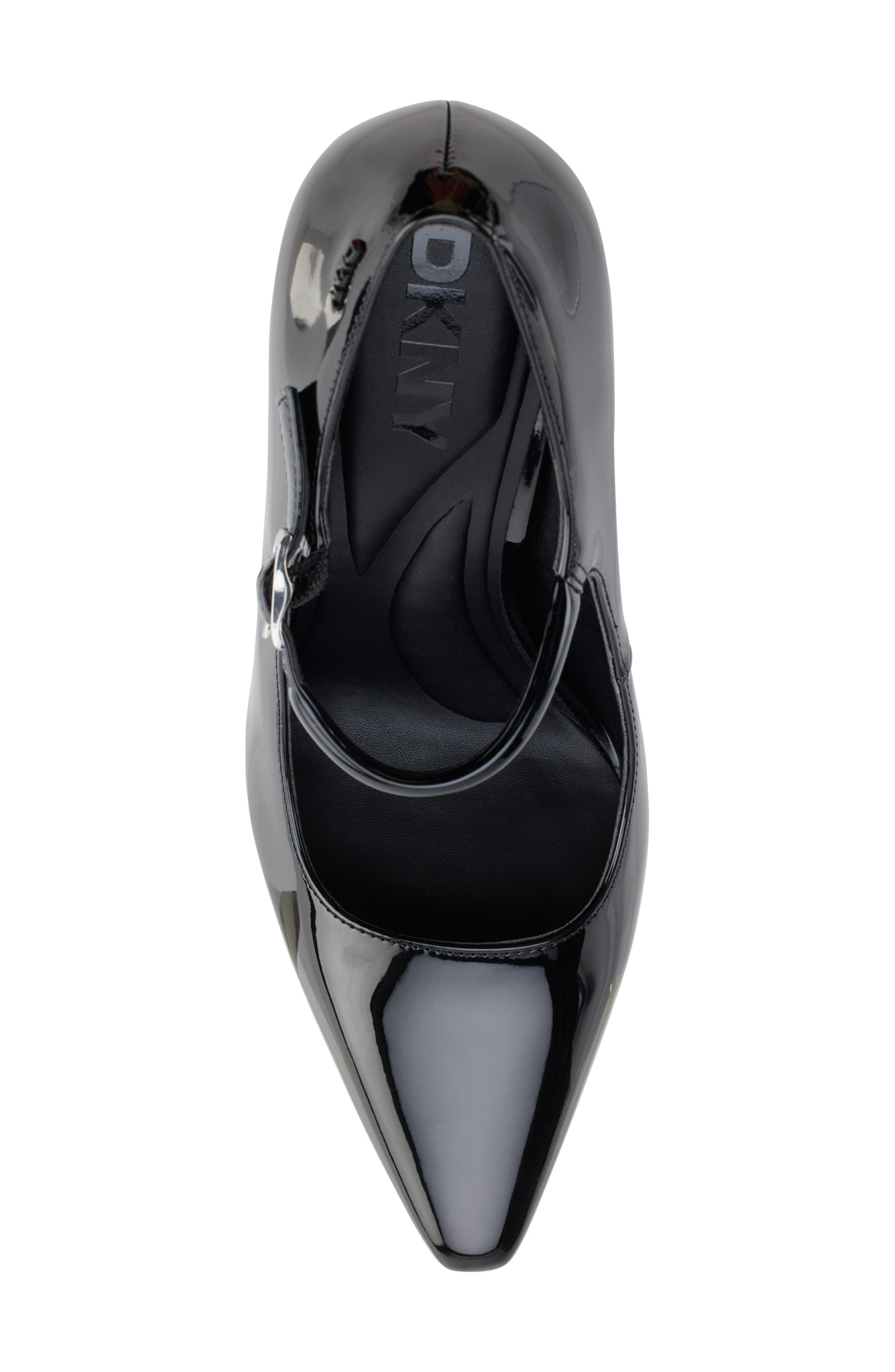 DKNY Spruce Pointed Toe Mary Jane Pump, Alternate, color, Black