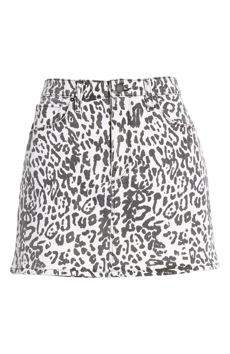 Hudson Jeans Animal Print Skirt, Alternate, color, 