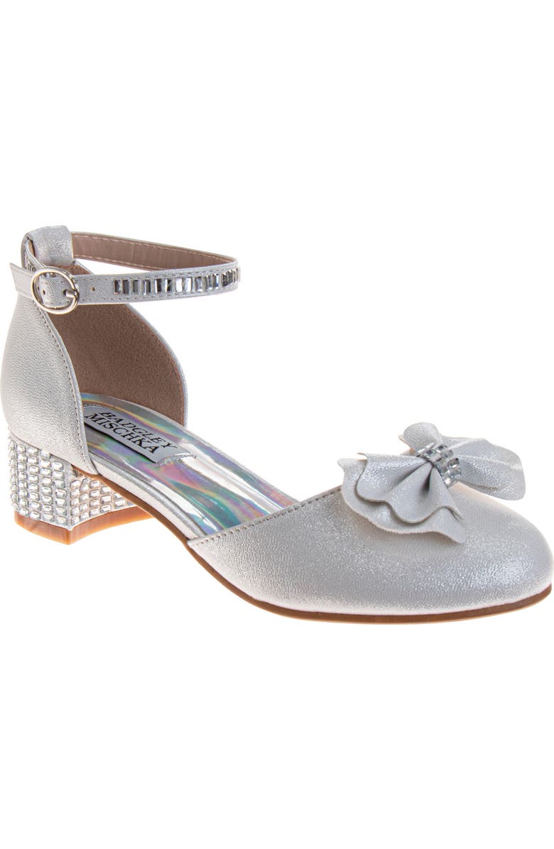 Badgley Mischka Collection Kids' Ankle Strap Pump, Main, color,