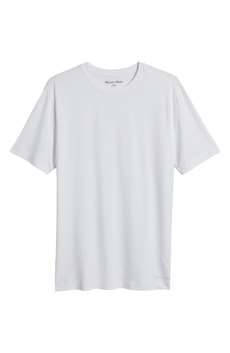 Mizzen+Main Knox Solid White T-Shirt, Alternate, color, White