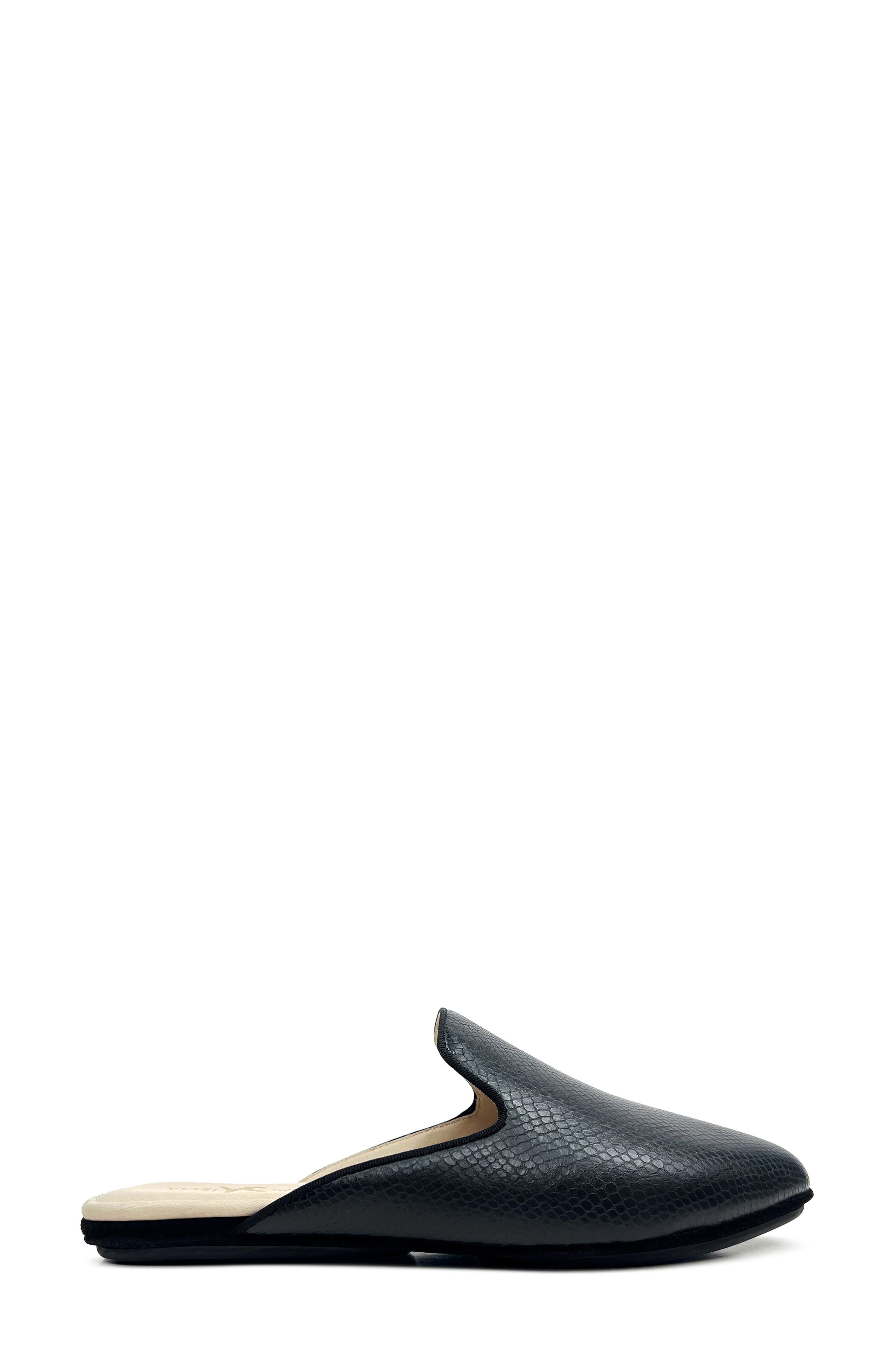 Yosi Samra Vidi Snake Embossed Mule, Alternate, color, 