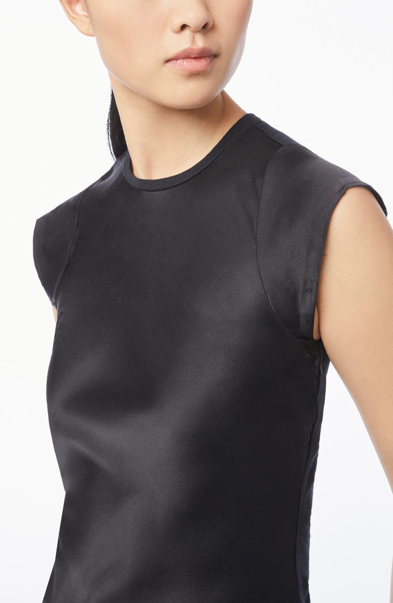 FRAME Bias Cut Washable Silk Satin Top, Alternate, color,