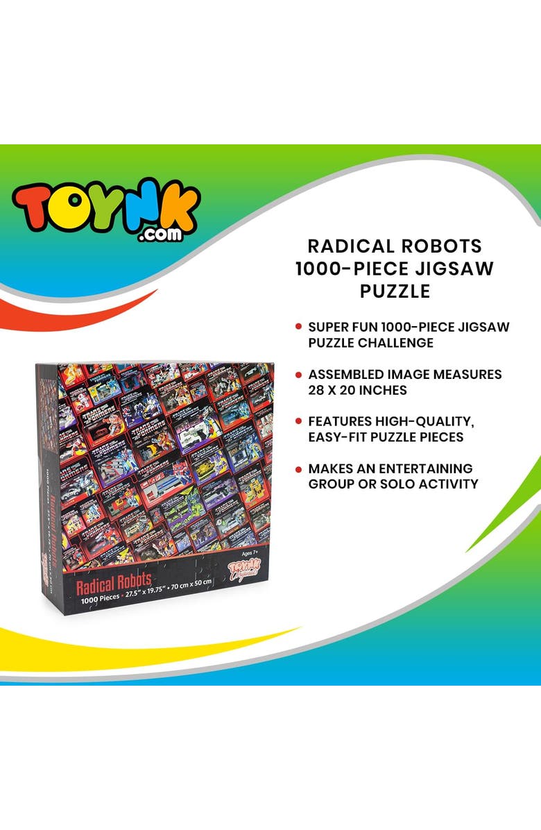 Toynk Radical Robots 1000-Piece Jigsaw Puzzle, Alternate, color, Multi-Color