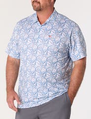 TravisMathew Fit By DXL Big & Tall Featherweight Parade Day Polo Shirt