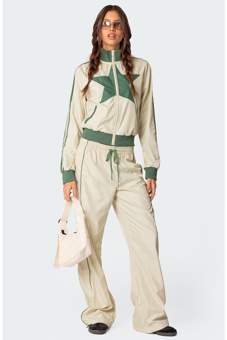Superstar Track Jacket, Alternate, color, OFF-WHITE-AND-OLIVE