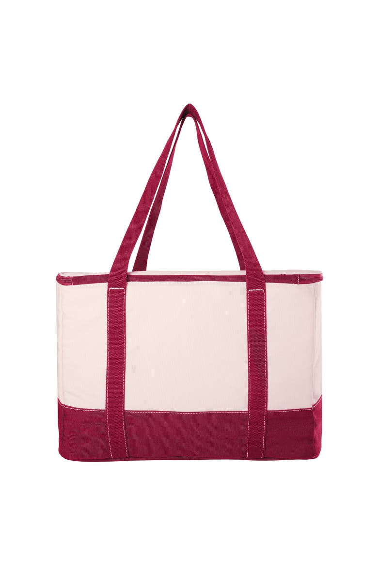 Rectangular Large Cooler Bag Insulated 8 Gal, Alternate, color, Cranberry