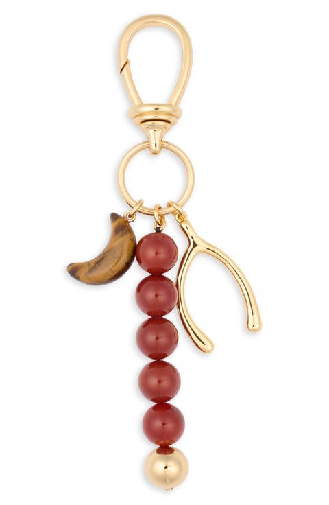 Wishbone Cluster Bag Charm