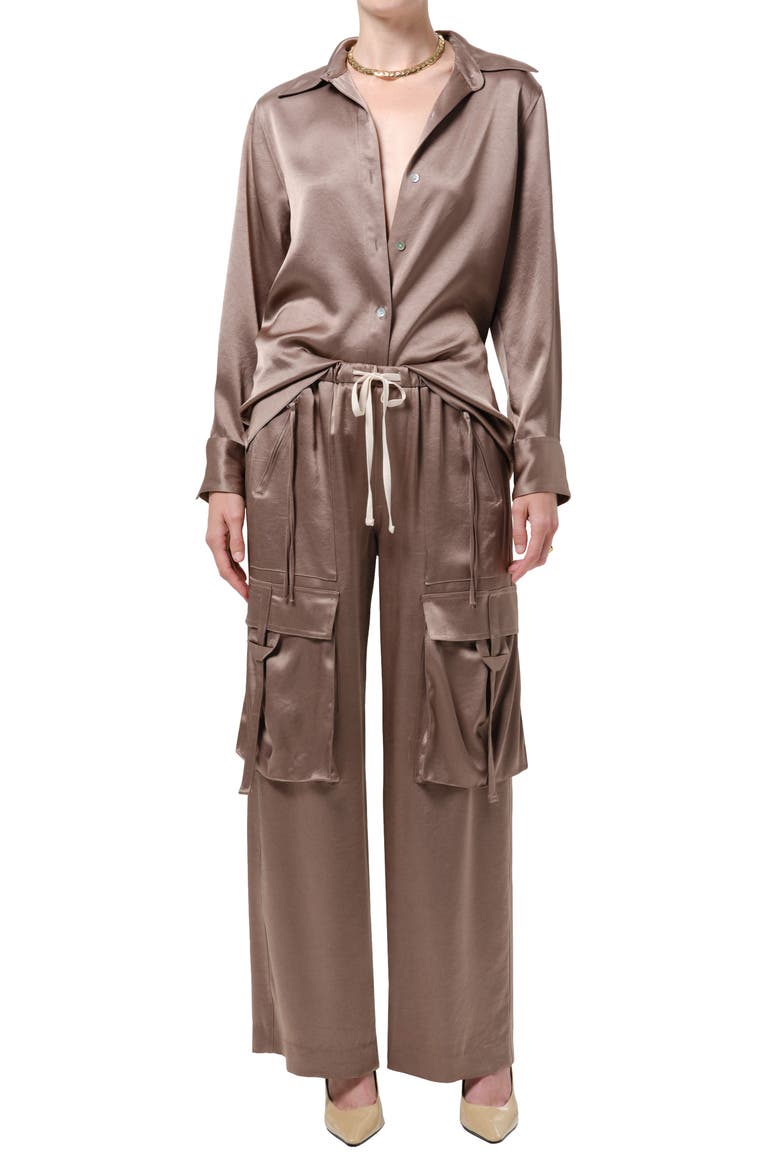 Tullah Shirt, Alternate, color, COCOA MD GREY BROWN