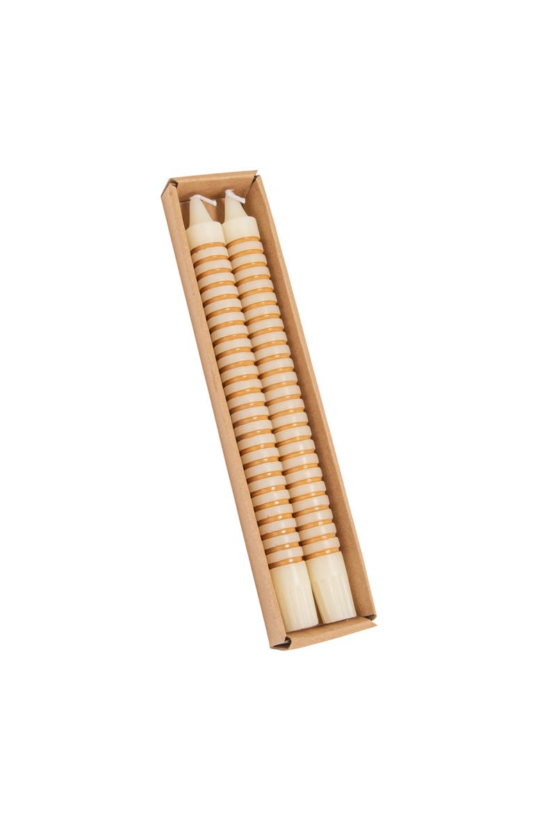 Taper Candles in Box, Main, color, Beige