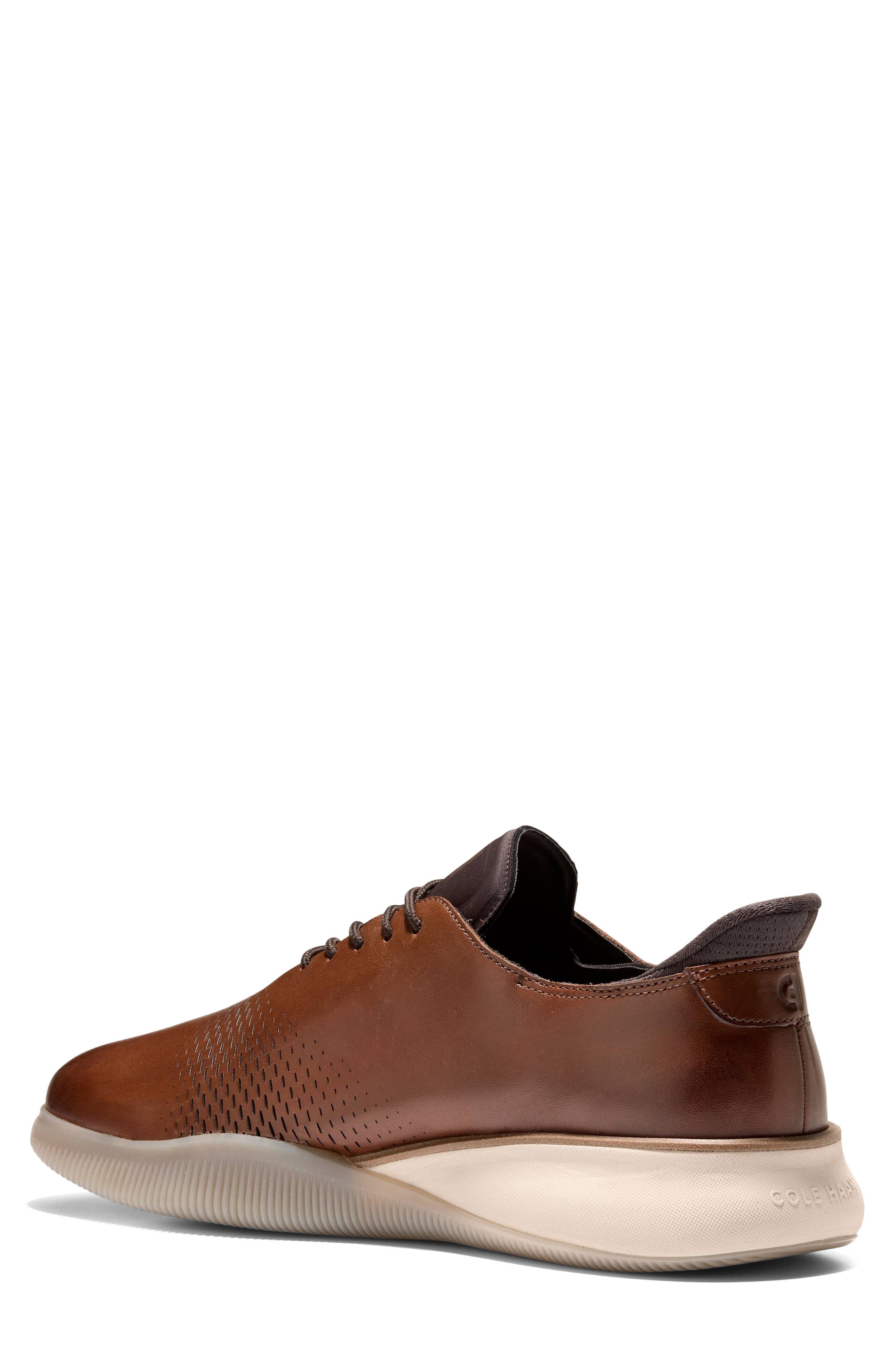Cole Haan 6.ZeroGrand Laser Quick-On Oxford, Alternate, color, Woodbury / Dark Chocolate