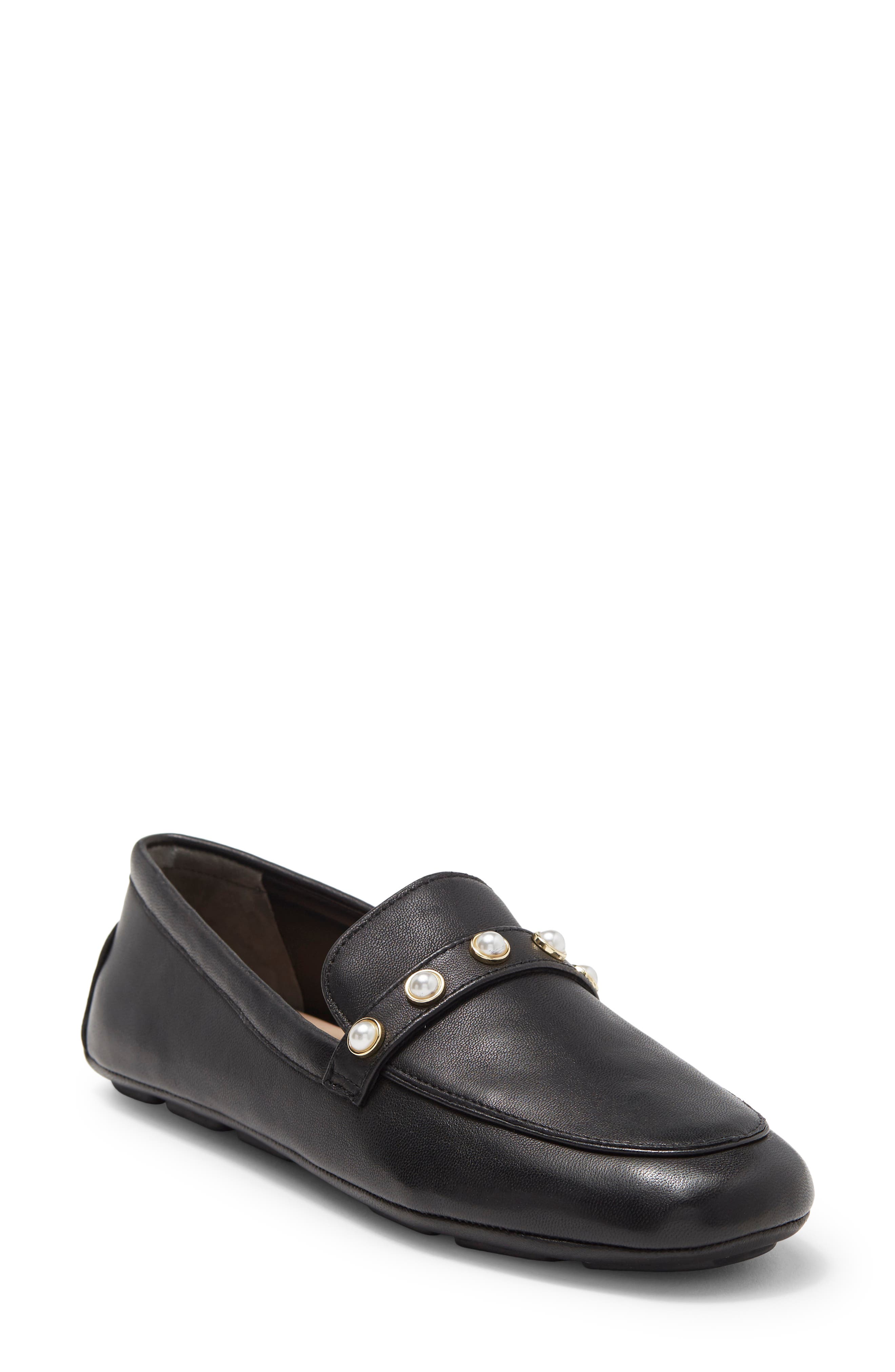 Imitation Pearl Driving Loafer