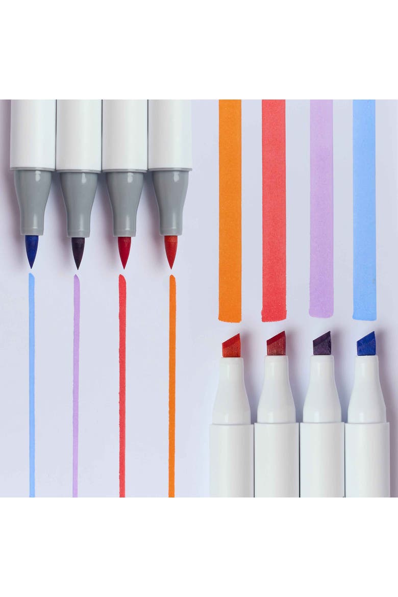 9 Alcohol Markers, Alternate, color, Multi