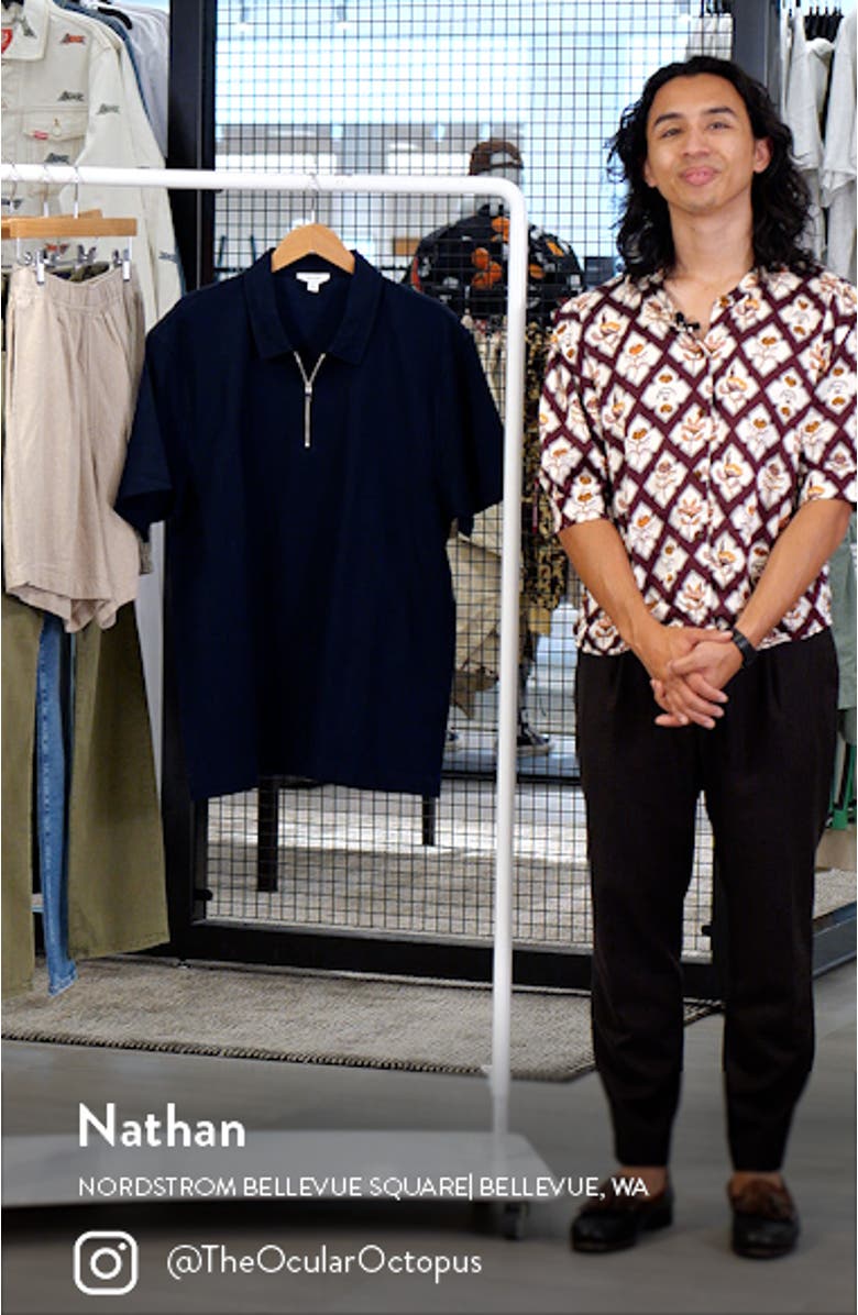 Cayman Half Zip Polo, sales video thumbnail